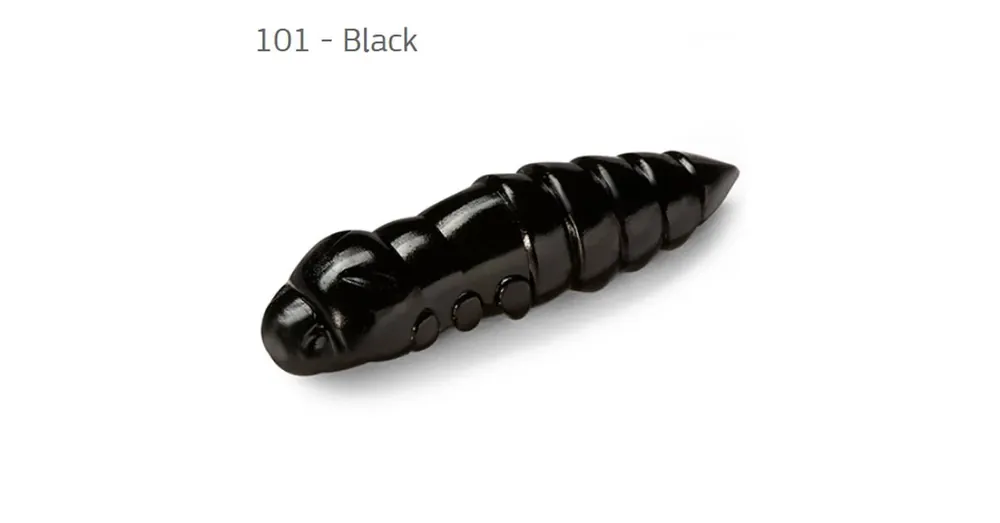Seizoensaanbieding FishUp Pupa Black 1,5 (38mm), color 101, 8db; plasztik csali