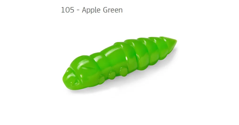 Meest Verkocht FishUp Pupa Apple Green 1,5 (38mm), color 105, 8db; plasztik csali