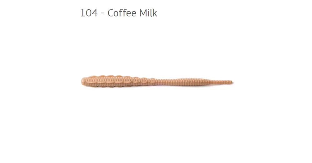 Superprijs FishUp Scaly Coffee Milk 2,8 (70mm), color 104, 10db; plasztik csali