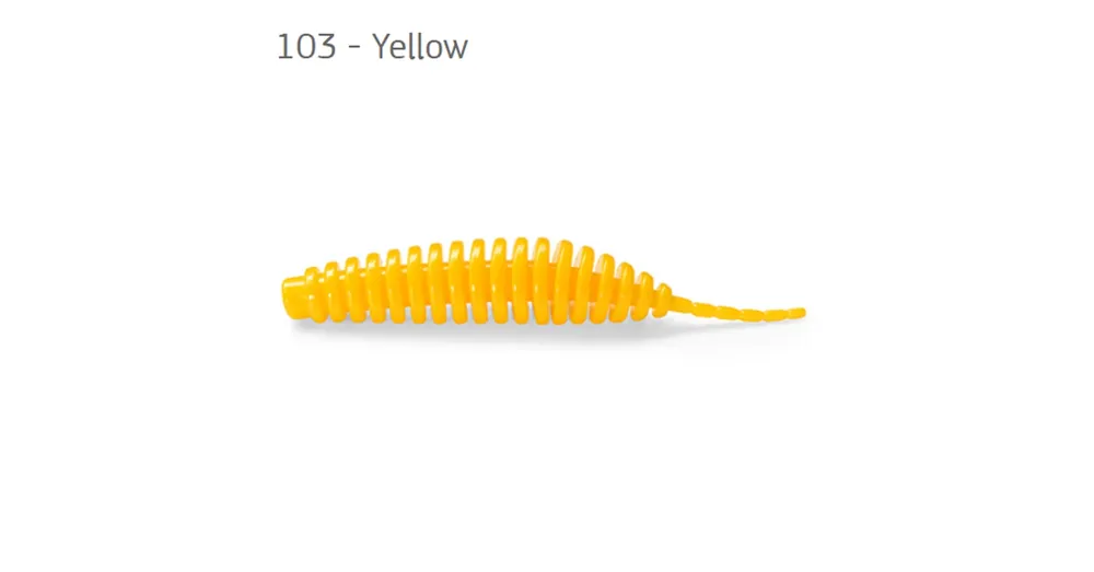 FishUp Tanta Yellow 1,5 (42mm), color 103, 10db; plasztik csali Koopje