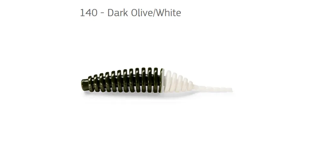 Shop Nu FishUp Tanta Dark Olive/White 2 (50mm), color 140, 9db; plasztik csali