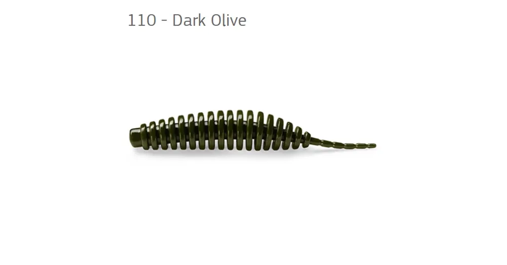 Betrouwbaar FishUp Tanta Dark Olive 2,5 (61mm), color 110, 8db; plasztik csali