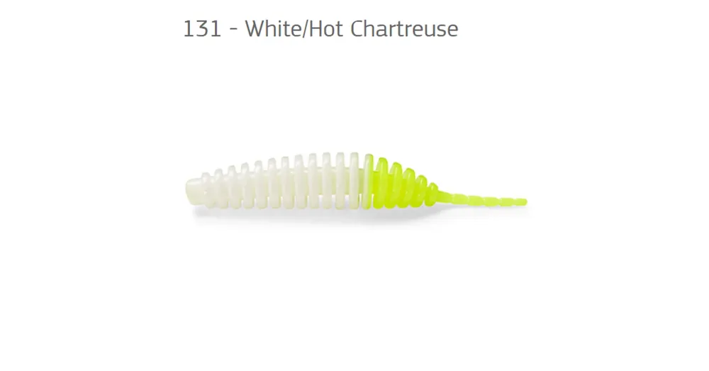 FishUp Tanta White/Hot Chartreuse 2,5 (61mm), color 131, 8db; plasztik csali Meest Verkocht