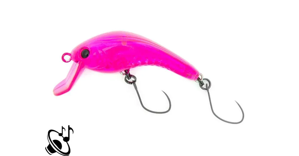 Nories Rush Bell 40 wobbler 40mm 3,1g (270) Clear Pink Veilige Betaling