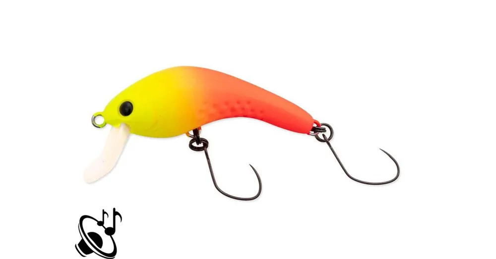 Nories Rush Bell 40 wobbler 40mm 3,1g (369M) Fs. Orange Laatste Versie