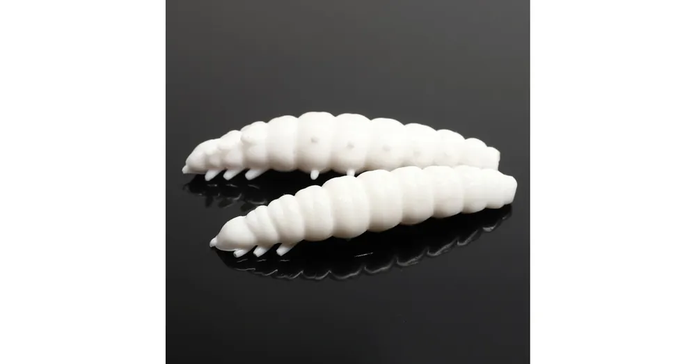 Op = Op Libra Lures Larva 35 - 001 White plasztik csali