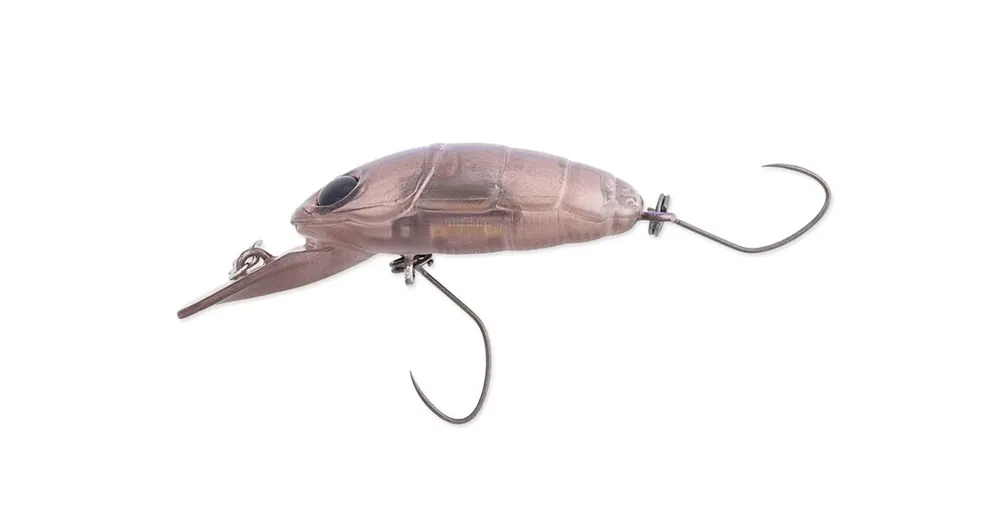Direct Beschikbaar Nories Crankin Pupa wobbler 34mm 2,6g (315) Natural Pro Blue