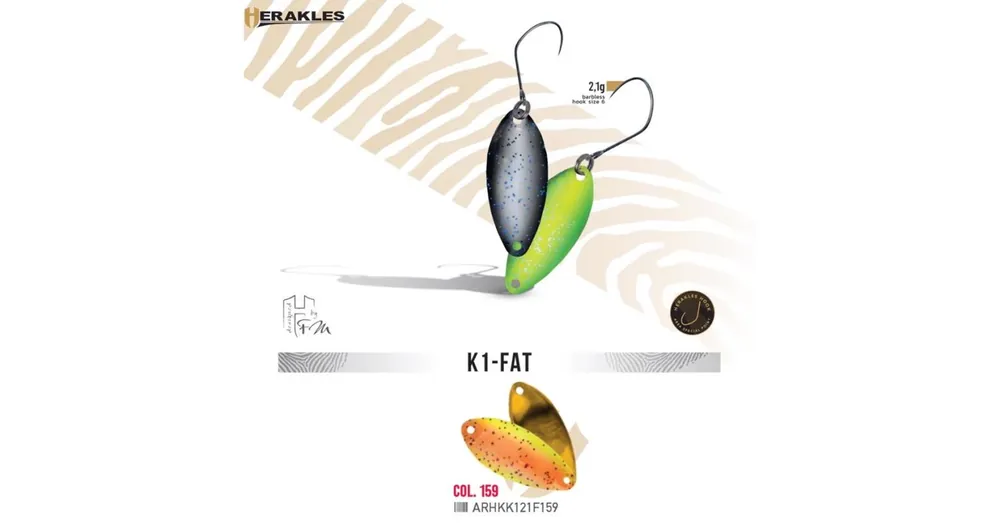 Herakles Area Spoon K1 Fat 2,1gr Color 159 kanál villantó Beperkt Aanbod