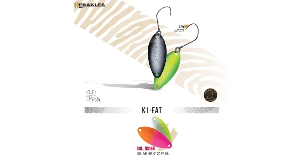 Koopje Herakles Area Spoon K1 Fat 2,1gr Color NS186 kanál villantó