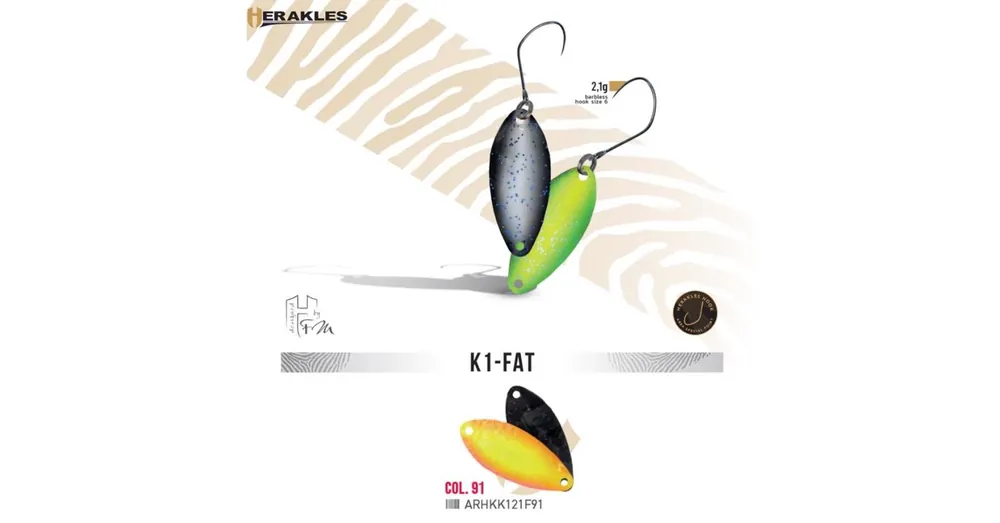 Herakles Area Spoon K1 Fat 2,1gr Color 91 kanál villantó Flitsaanbieding