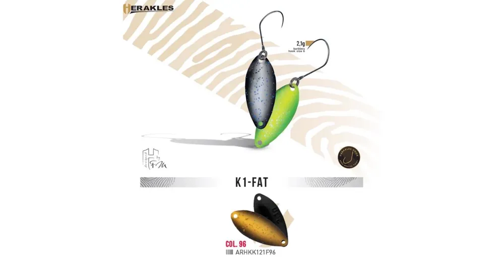 Herakles Area Spoon K1 Fat 2,1gr Color 96 kanál villantó Lage Kosten