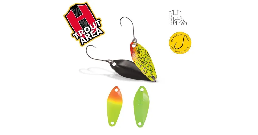 Herakles Area Spoon Losko 2,5gr Chartreuse Orange kanál villantó Merkproduct