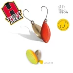 Beperkte Voorraad Herakles Area Spoon Spike 1,0gr Chartreuse Orange/Gold kanál villantó