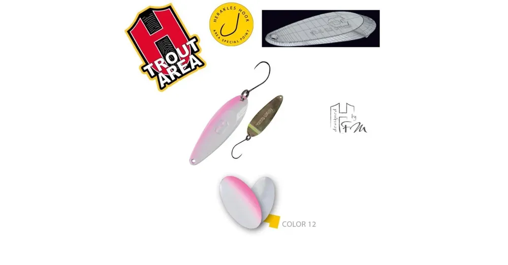 Gratis Retour Herakles Area Spoon Vento LD 3,5gr White Pink kanál villantó