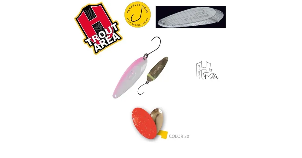Hoge Kwaliteit Herakles Area Spoon Vento LD 3,5gr Orange/Gold kanál villantó