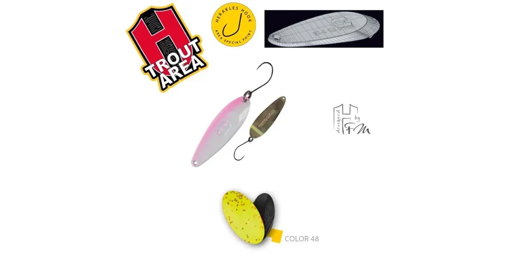 Laatste Versie Herakles Area Spoon Vento LD 3,5gr Nightmare kanál villantó