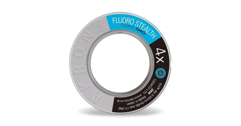 Meest Verkocht Tiemco Fluorocarbon Stealth Tippet 50m 7X 0,10mm 2lb legyező előkezsinór
