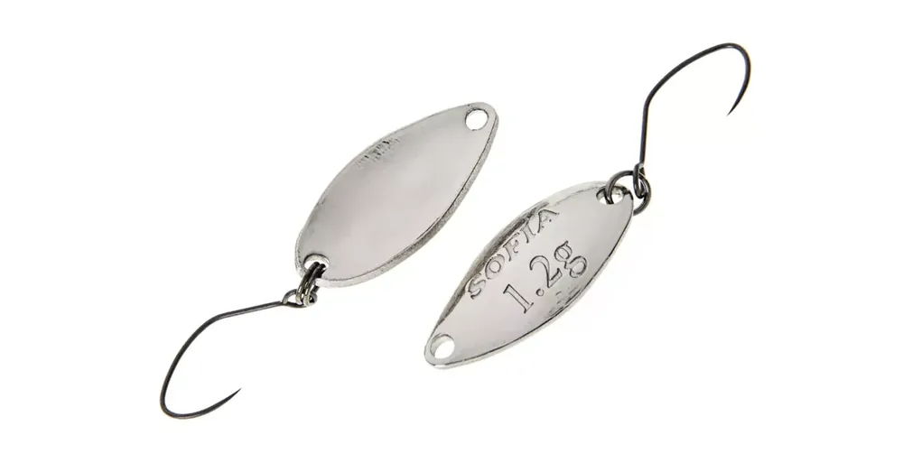 Nories Masukuroto Sofia 25mm 1.6g 011 kanál villantó (Silber / Silber) Flitsaanbieding