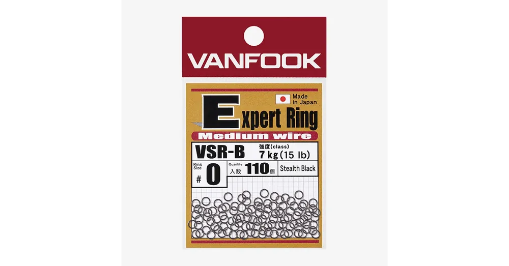 VANFOOK VSR-B Split Ring 00 karika 110db Shop Nu