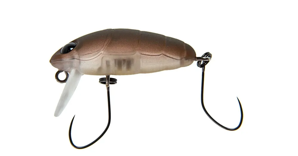 Shop Nu Nories Crankin Pupa Shallow wobbler 35mm 2,6g (341M) Brown Ghost