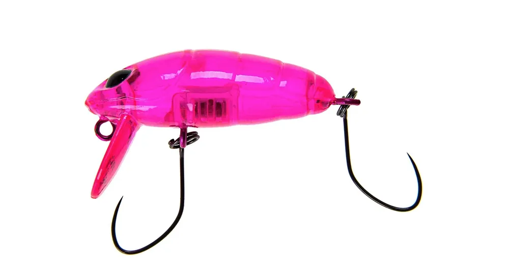 Nories Crankin Pupa Shallow wobbler 35mm 2,6g (270) Clear Pink Aanbieding