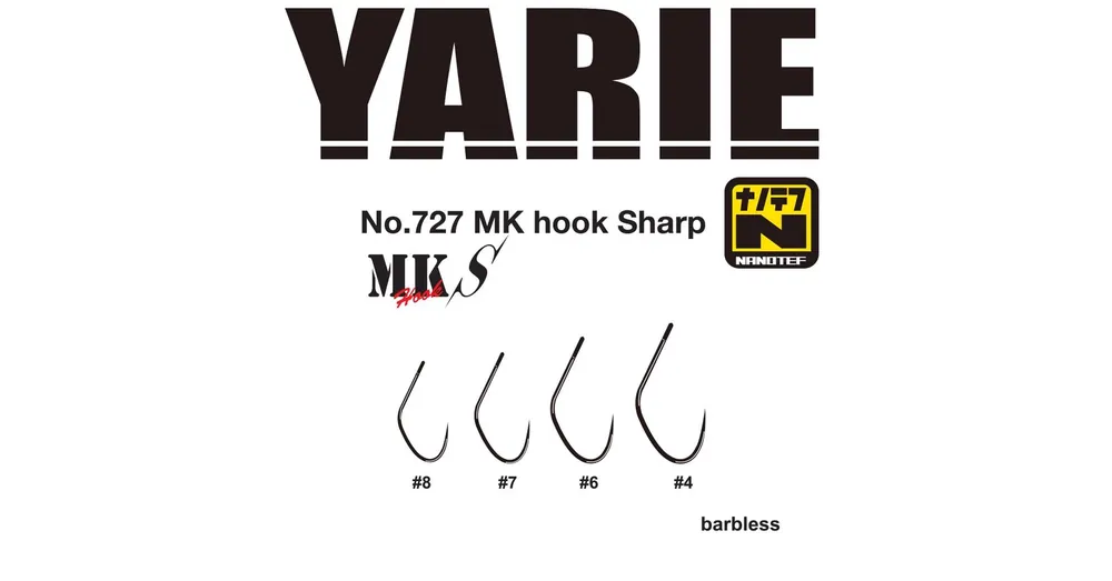 Premium Yarie 727 MK Sharp 7 Barbless horog
