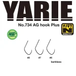 Yarie 734 AG Plus Nanotef 8 Barbless horog Nieuw