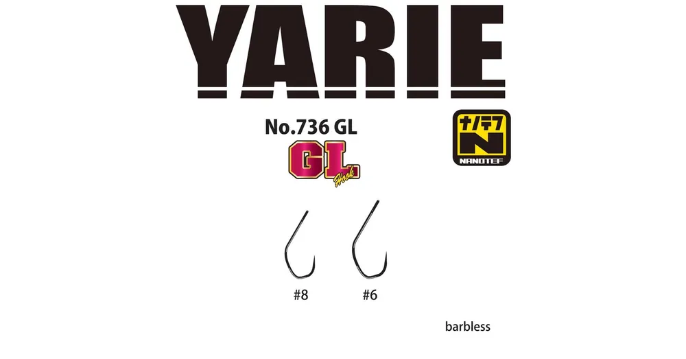 Yarie 736 GL Nanotef 8 Barbless horog Hete Deal