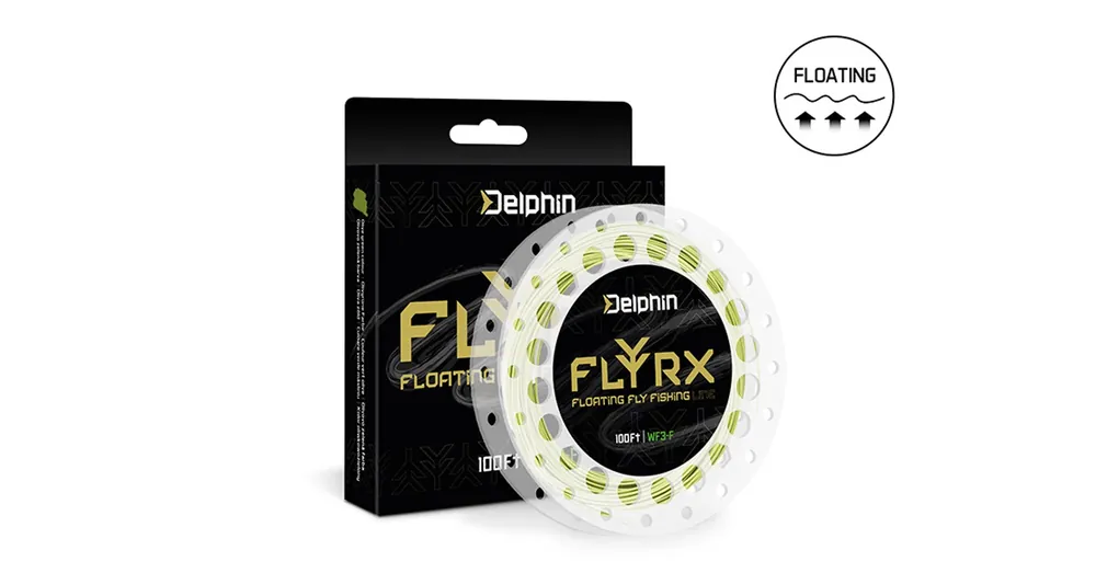 Delphin FLYRX fonott legyező zsinór WF4-F 100 FT Nieuw