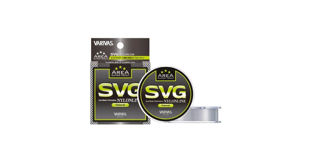 Varivas Super Trout Area SVG Natural 150m 0,138mm 4lbs monofil zsinór Snelle Levering
