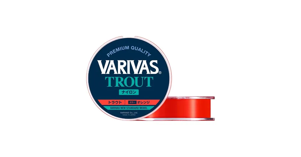 Direct Verzonden Varivas Trout Flash Orange 100m 0,185mm 5lbs monofil zsinór