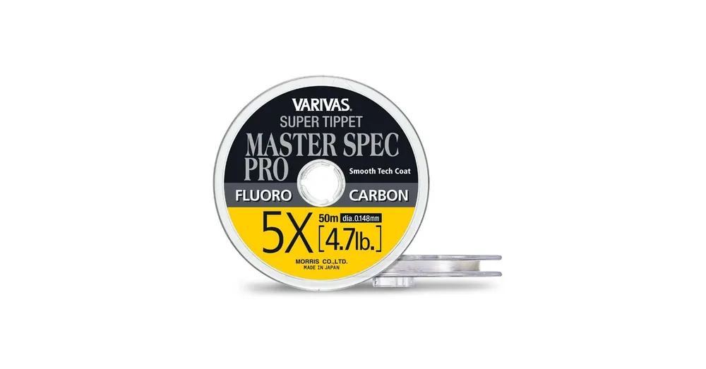 Direct Beschikbaar Varivas Super Tippet Master Spec Pro Fluorocarbon 3X 50m 0,205mm 8,6lbs legyező előkezsinór