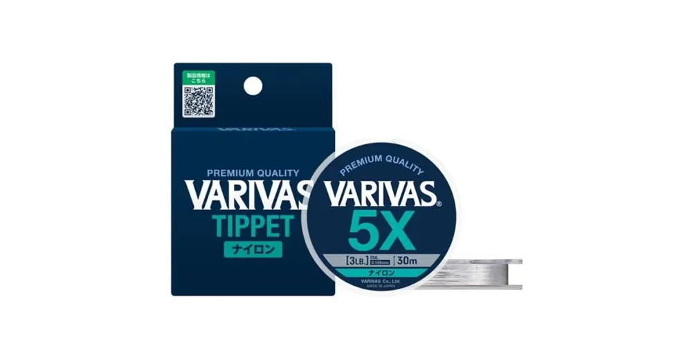 Laatste Versie Varivas Tippet nylon 4X 30m 0,165mm 4,0lb, legyező előkezsinór