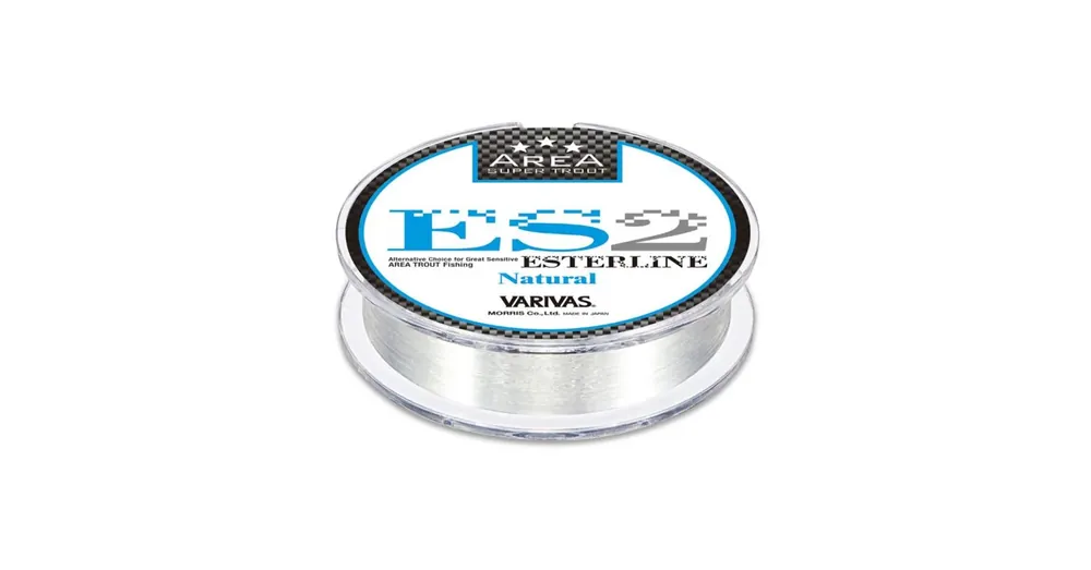 Voordeelprijs Varivas Super Trout Area ES2 Ester natural 80m 0,091mm (0,3PE) 1.75lb poliészter zsinór