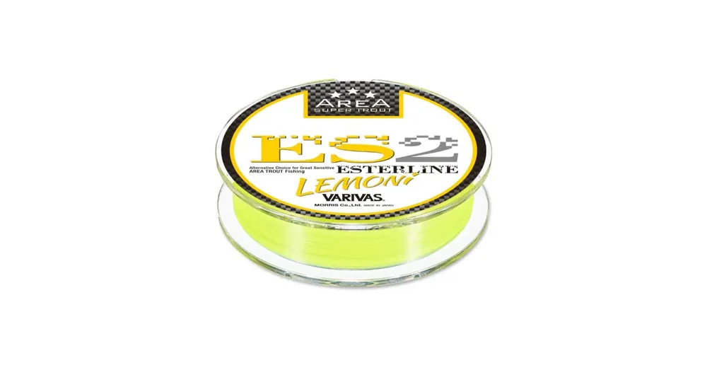 Varivas Super Trout Area ES2 Ester lemoni 80m 0,091mm (0,3PE) 1.75lb poliészter zsinór Meest Verkocht