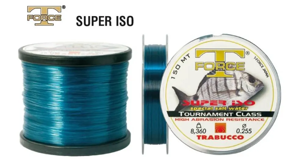Direct Beschikbaar Trabucco T-Force Superiso 150m 0,255mm monofil zsinór