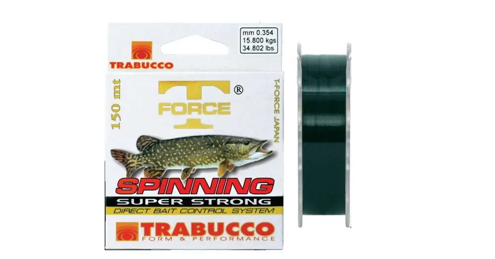 Trabucco T-Force Spin-Pike 150m 0,16mm monofil zsinór Laatste Kans