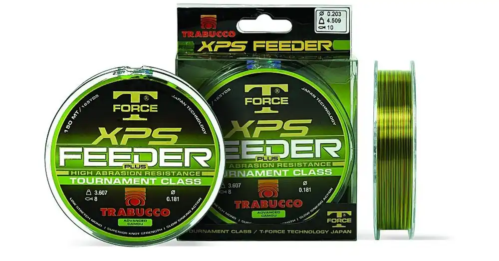 Trabucco T-Force Xps Feeder Plus 150m 0,18mm monofil zsinór Premium