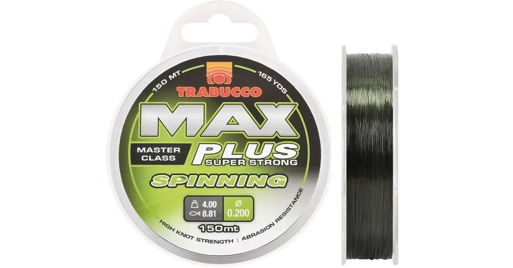 Speciale Aanbieding Trabucco Max Plus Line Spinning 150m 0,20mm monofil zsinór