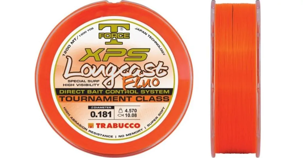 Trabucco T-Force Xps Long Cast Fluo 1200m 0,28mm monofil zsinór Korting