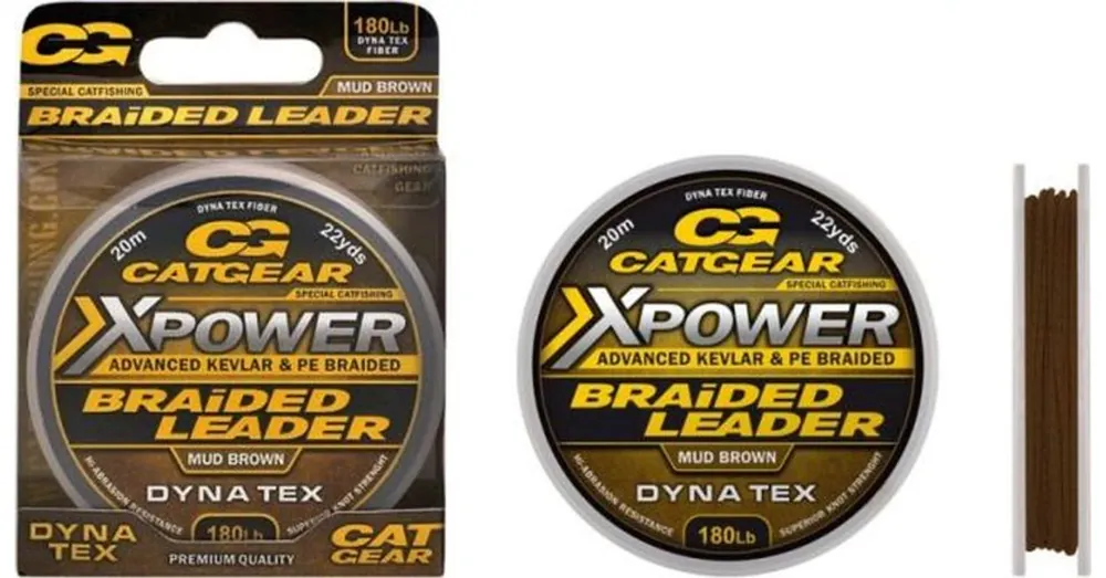 Catgear Xpower Braided Leader 15 m 280 lb fonott előkezsinór Alleen Vandaag