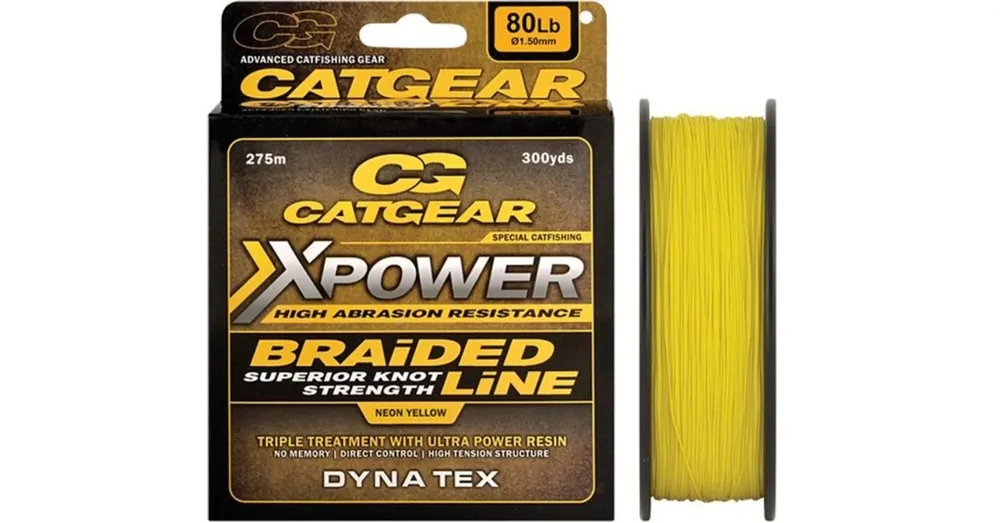 Catgear Xpower Braided 275 m 150 lb fonott zsinór Laatste Kans