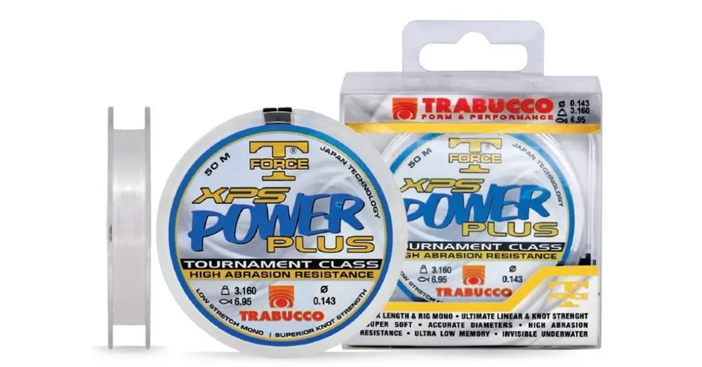 Trabucco T-Force Xps Power Plus 50m 0,12mm monofil előkezsinór Merkproduct