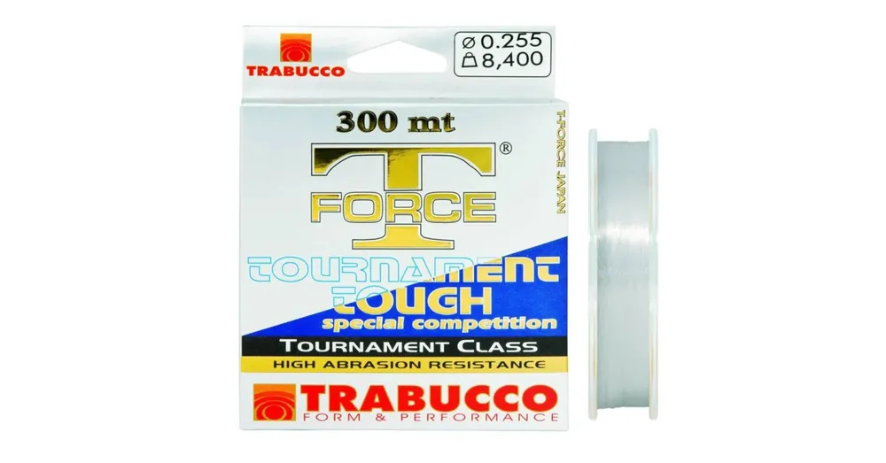 Weekendaanbieding Trabucco T-Force Tournament Tough 300m 0,185mm monofil zsinór