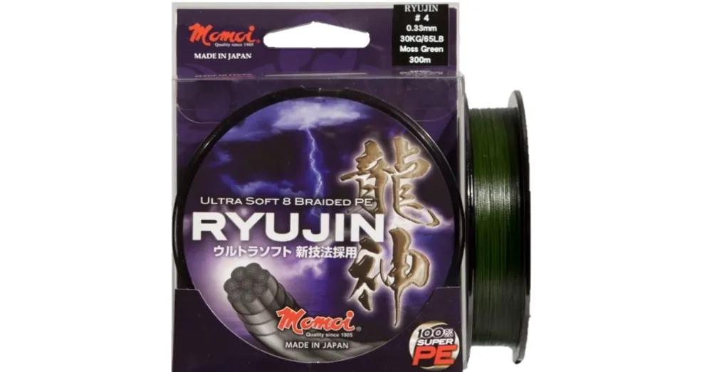 Korting Momoi Ryujin PE 8 Braid 130 m 0,14mm moha zöld fonott zsinór