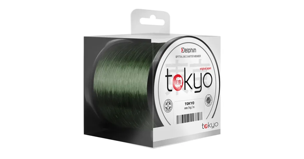 Delphin TOKYO zöld 0,33mm 18lbs 1100m monofil zsinór Hete Deal