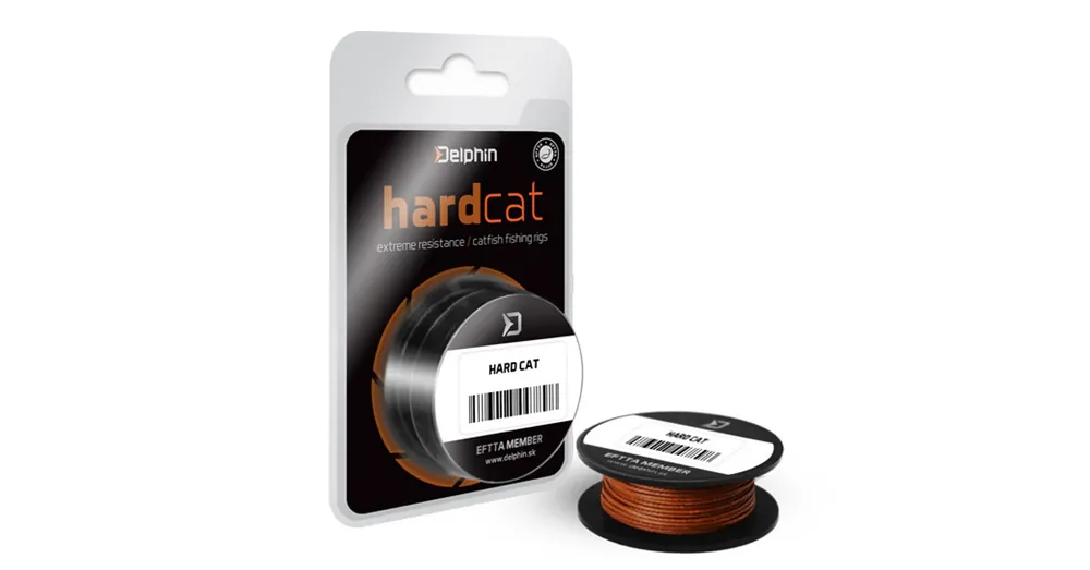 Lage Prijs Delphin HARD CAT vörösbarna 1,1mm 100kg 10m fonott előkezsinór