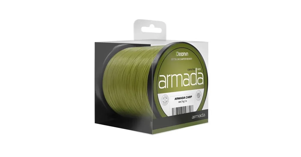 Delphin Armada Carp camou 0,40mm 25,3lbs 800m monofil zsinór Bestel Nu