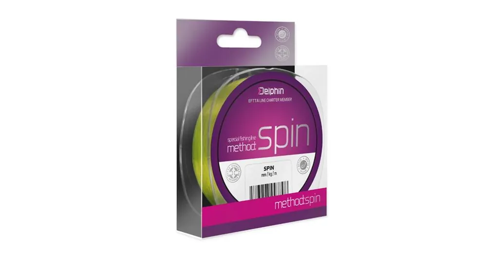 Actieprijs Delphin Method Spin sárga 0,12mm 2,9lbs 200m monofil zsinór