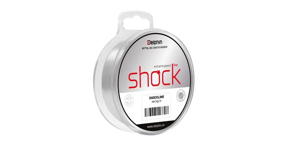 Aanbieding Delphin Shock Line 0,40mm 22lbs 80m dobó monofil előkezsinór